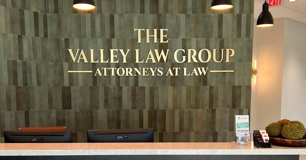 The Valley Law Group sign