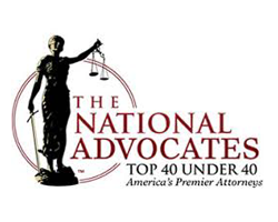 Entre los 40 mejores menores de 40 años, The National Advocates, 2017.