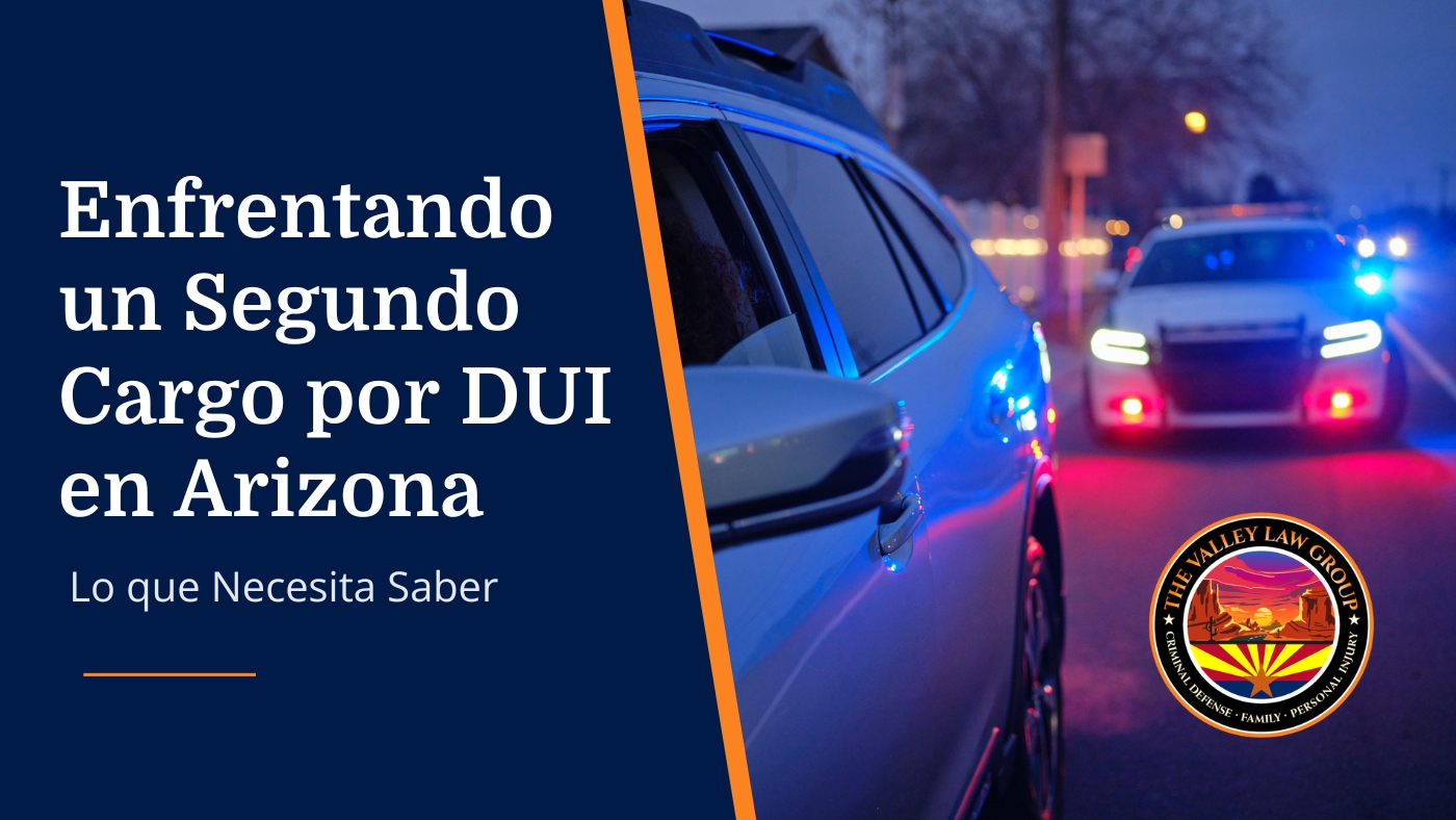 Segundo cargo por DUI en Arizona