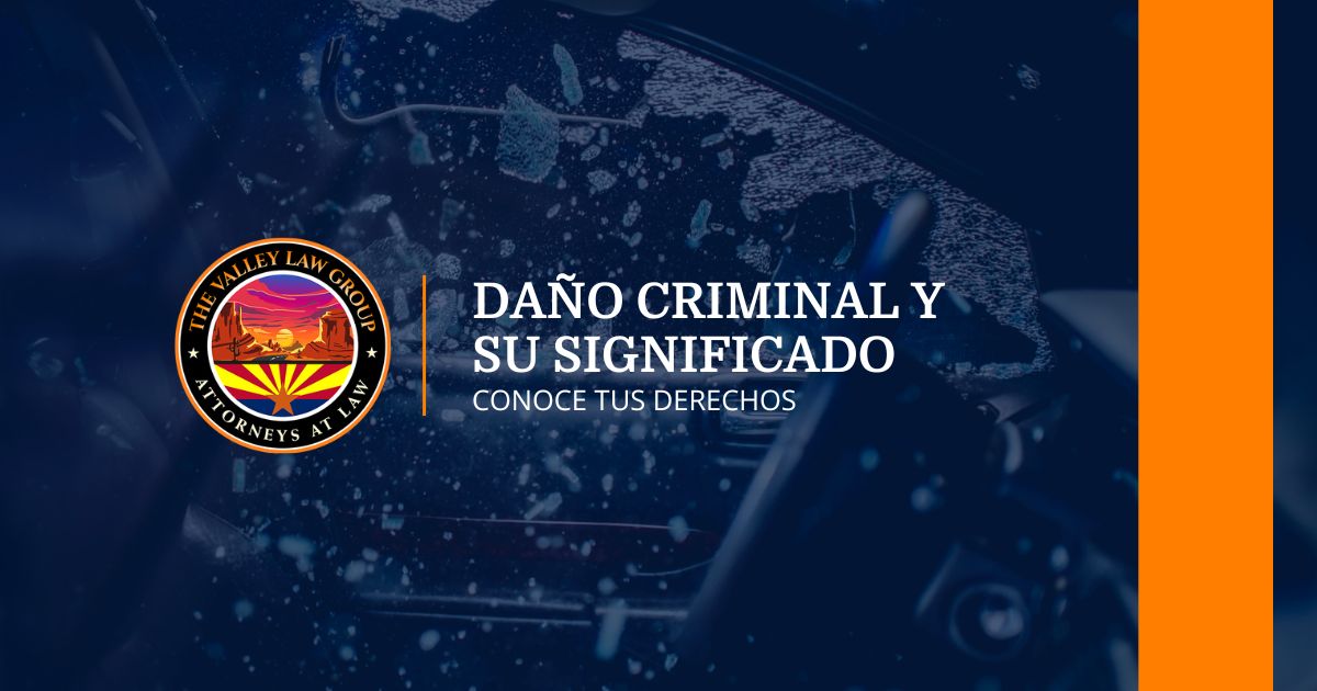 Daños criminales en Arizona