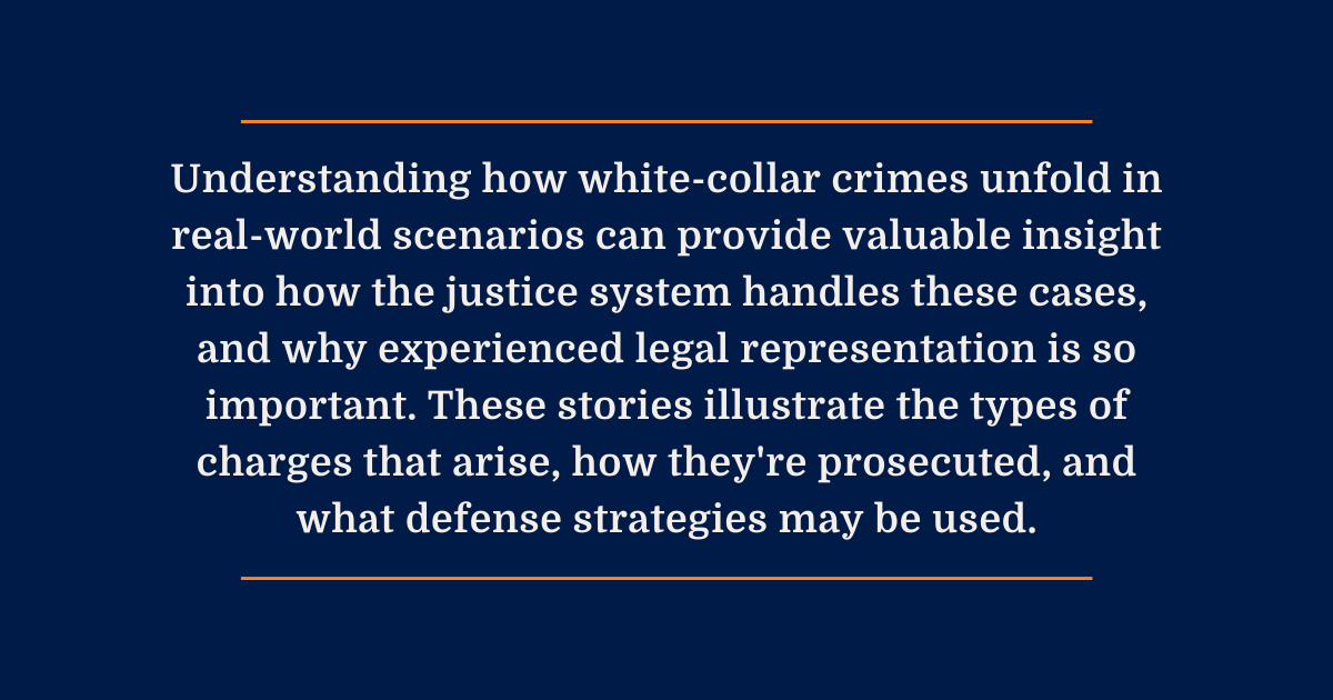 Examples of White-Collar Crime