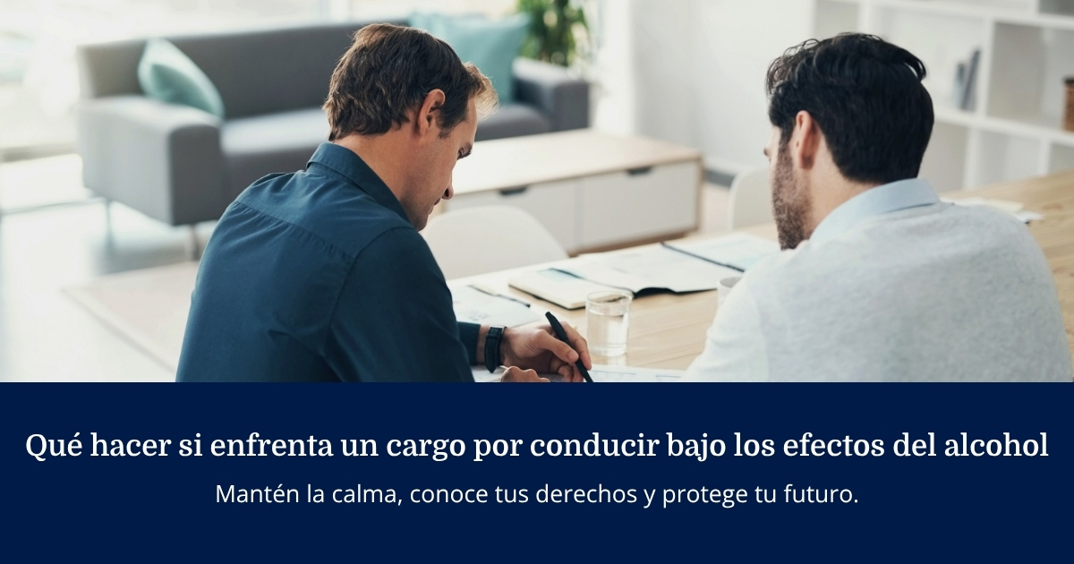 Enfrentarse a un cargo por delito grave de DUI