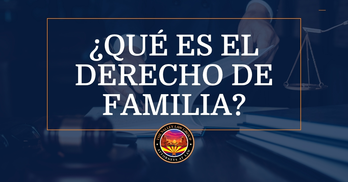 ¿Qué es el Derecho de familia?
