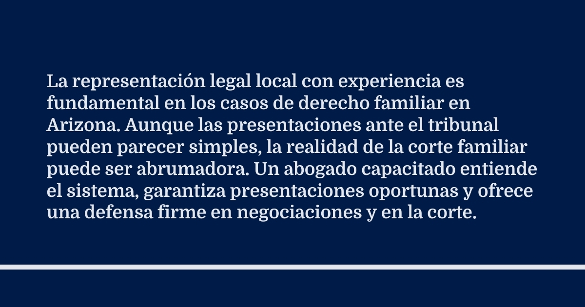 La experiencia jurídica local es importante