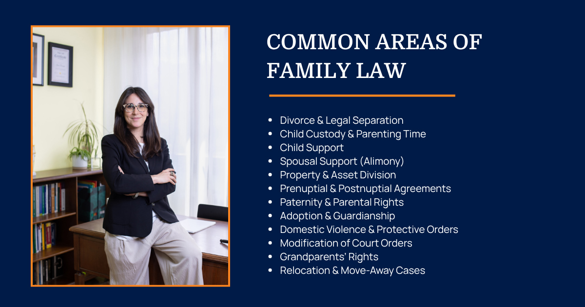 Common Areas of Family Law