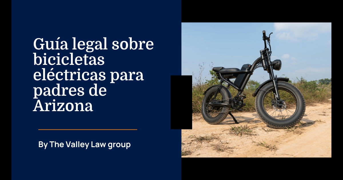 Uso legal de las bicicletas eléctricas en Arizona