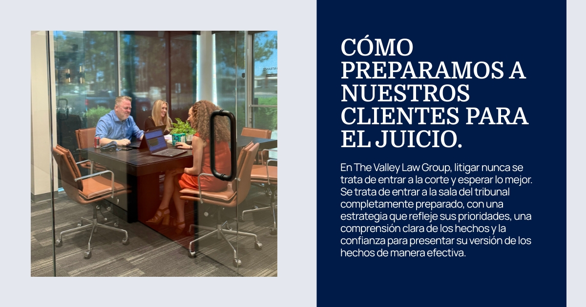Cómo preparamos a nuestros clientes para el juicio