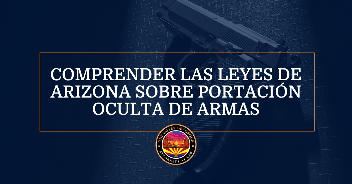 Leyes de Arizona sobre portación oculta