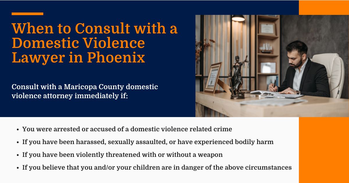 When to Call Domestic Violence Lawyer Phx