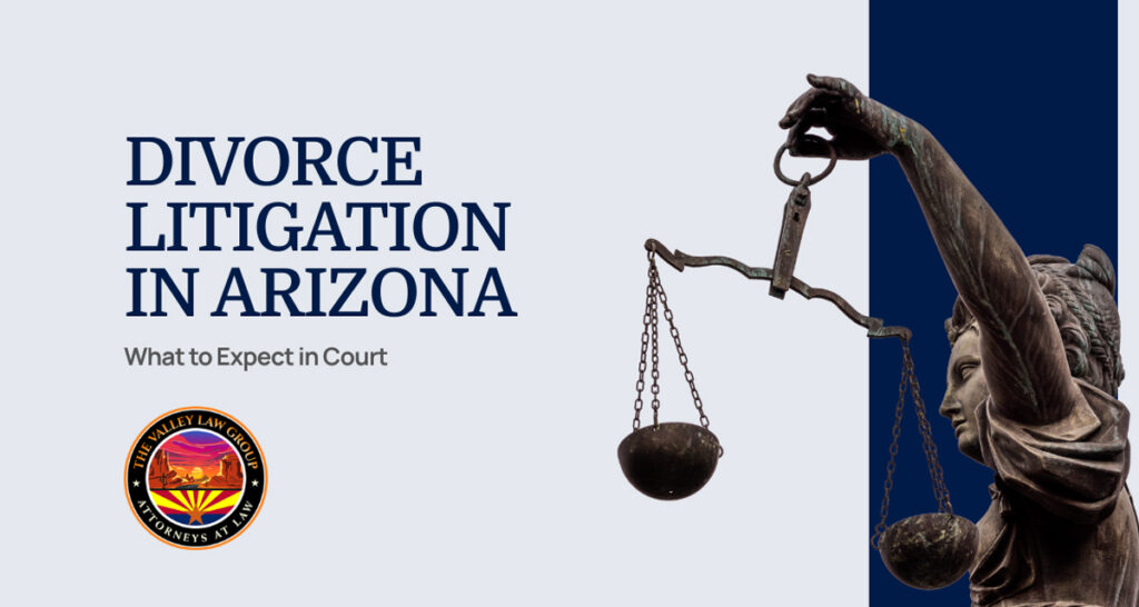 Litigios por divorcio en Arizona
