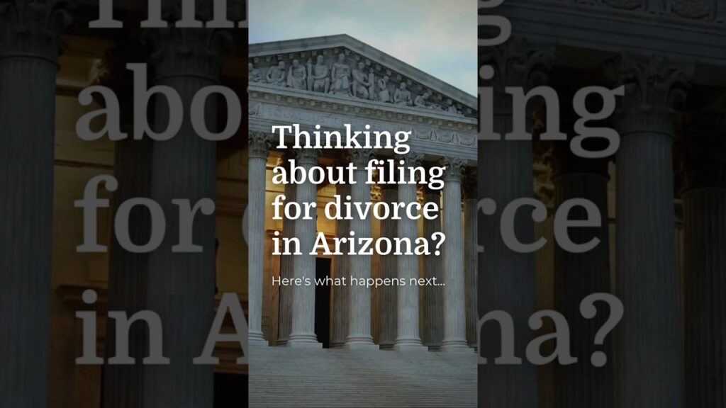 Pensando en divorciarse en Arizona: esto es lo que sucede después de presentar la demanda