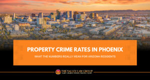 Índices de delitos contra la propiedad en Phoenix