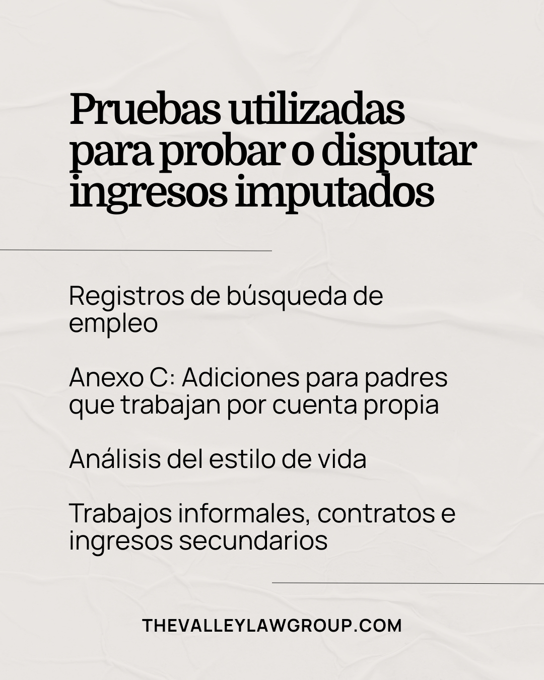 Demostrar o impugnar los ingresos imputados