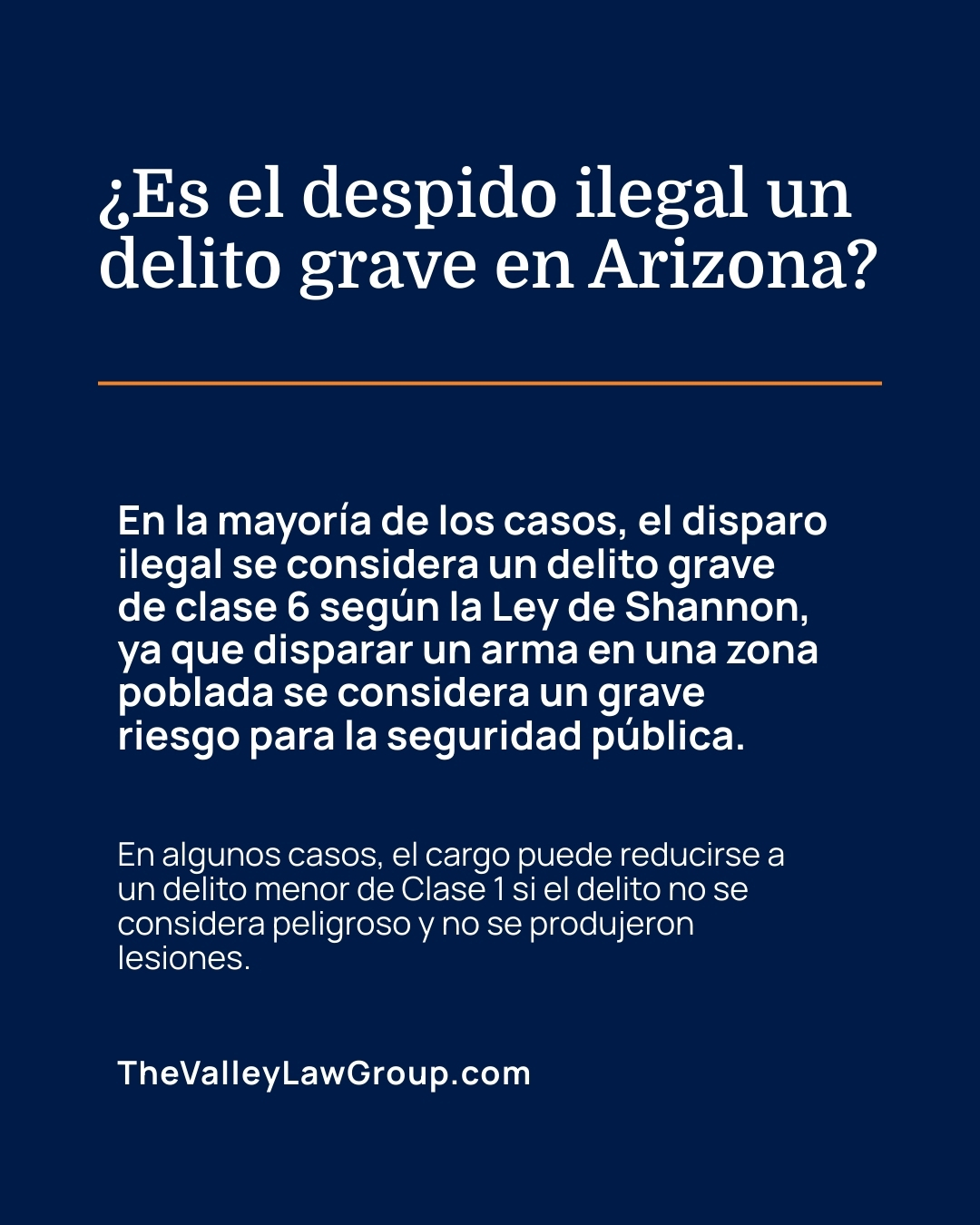 ¿Es el despido ilegal un delito grave o un delito menor en Arizona?
