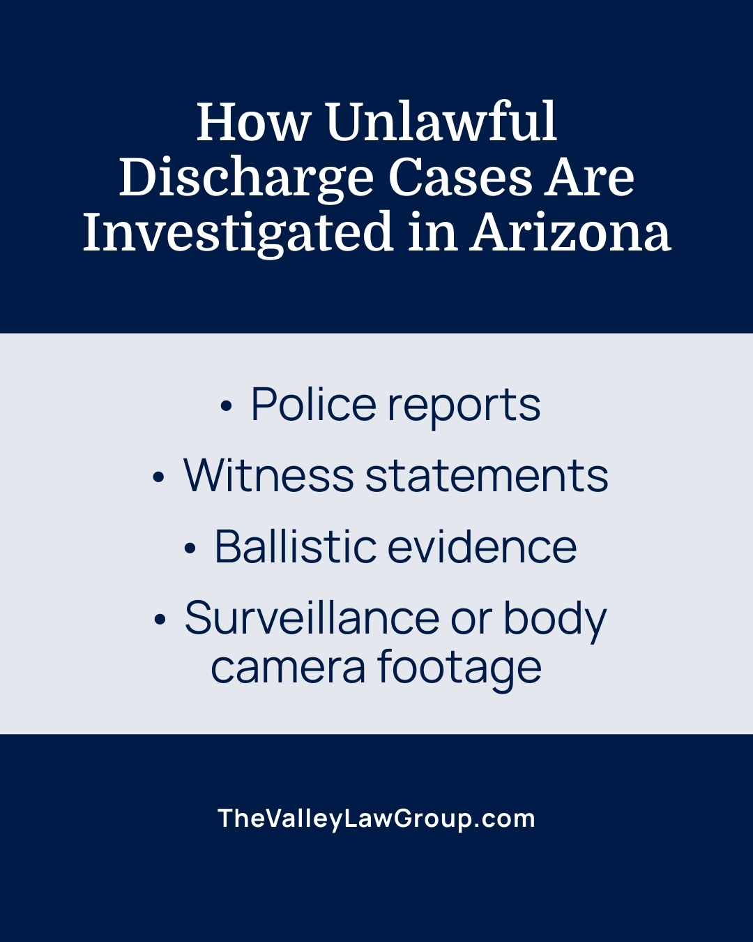 How Unlawful Discharge Cases Are Investigated in Arizona