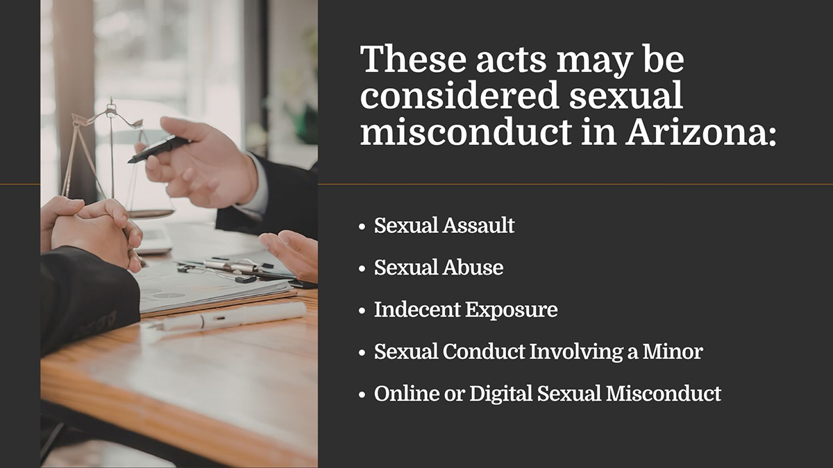 Common Acts That May Be Considered Sexual Misconduct in Arizona