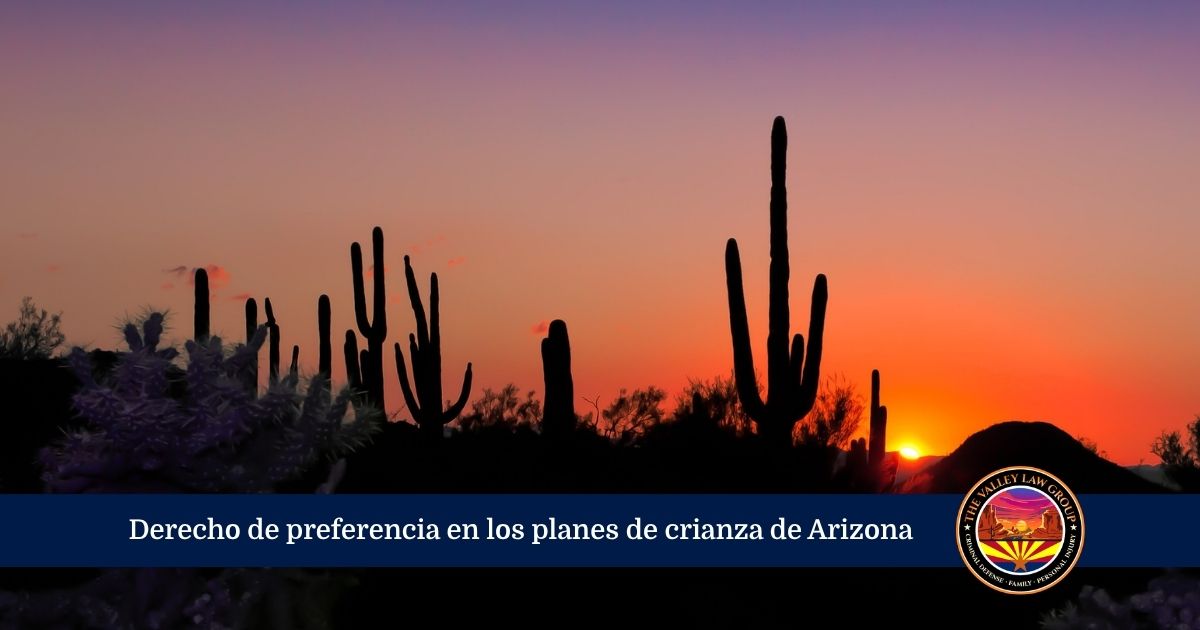 Derecho de preferencia - Arizona