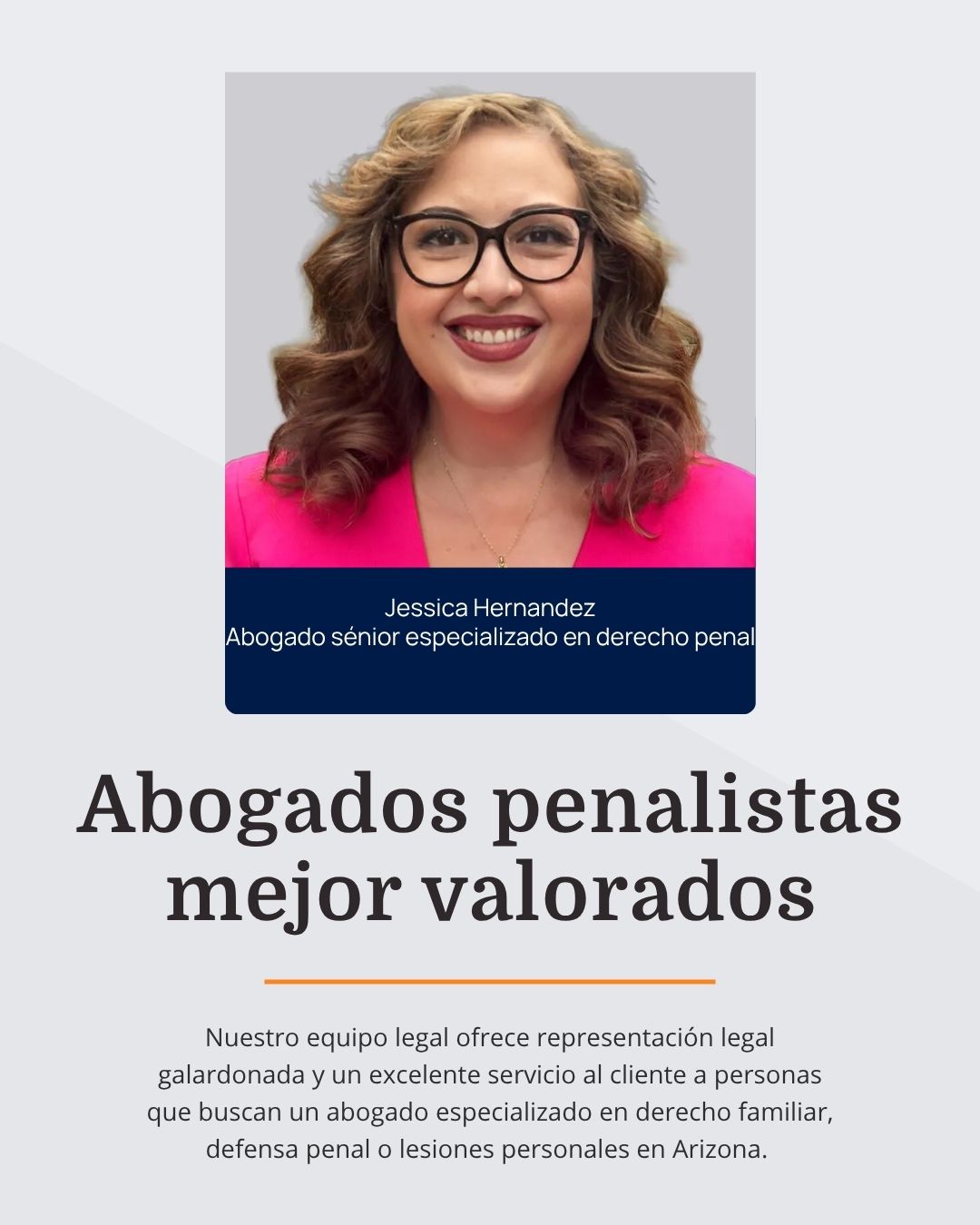 Jessica Hernández, abogada sénior especializada en Derecho Penal en The Valley Law Group
