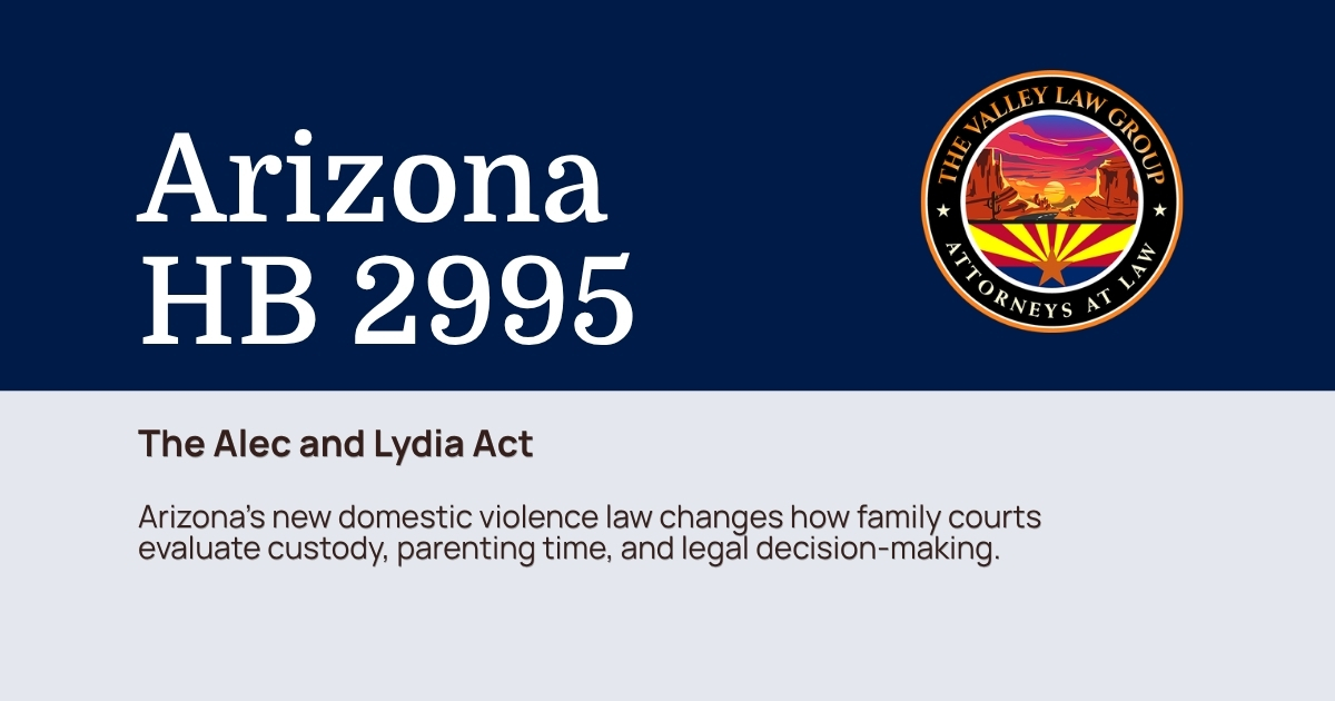 Arizona HB 2995 The Alec and Lydia Act