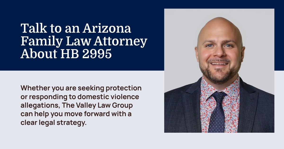 Talk to an Arizona Family Law Attorney About HB 2995