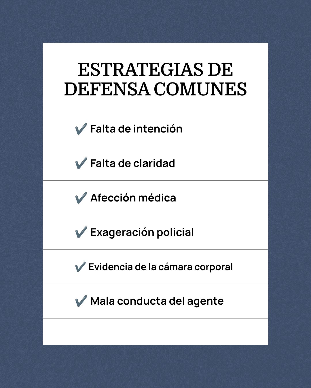 Common legal defenses against resisting arrest charges