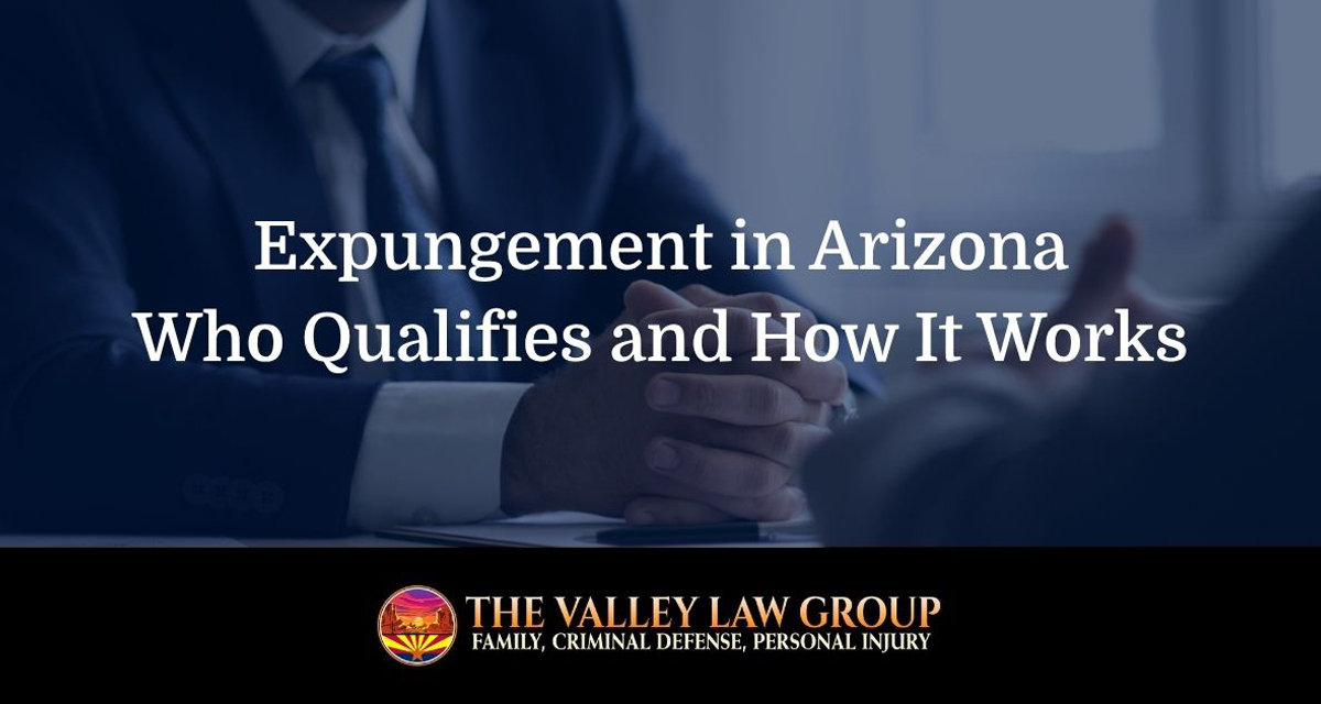 Arizona attorney discussing criminal record expungement options with a client