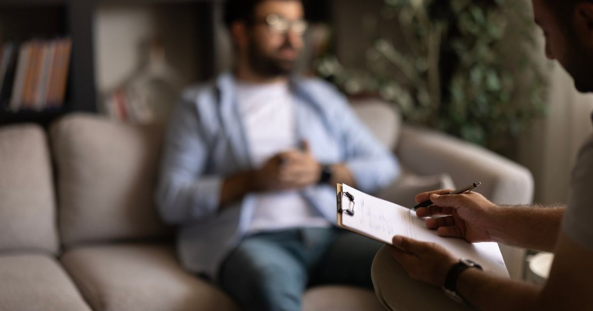 Mental health professional conducting a child custody evaluation