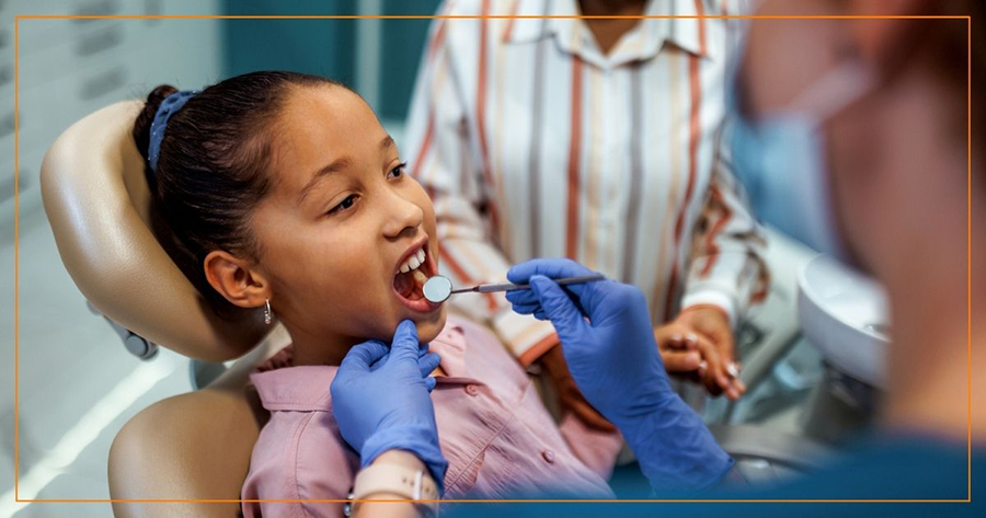 Parent accompanying a child to a dental or vision appointment covered under child support.